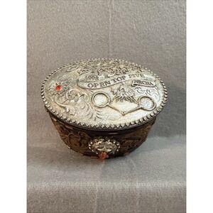 Western Style Trinket Box 1998 Open Top 5 NRCH Sniffle Bit Stakes